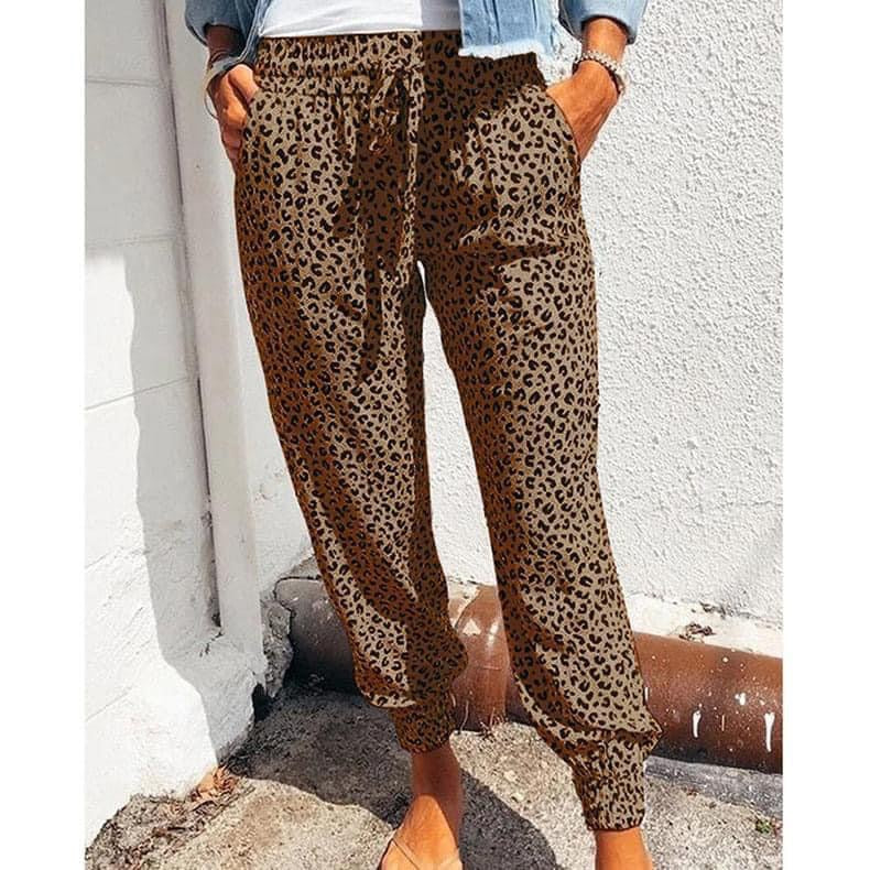 Leopard Joggers